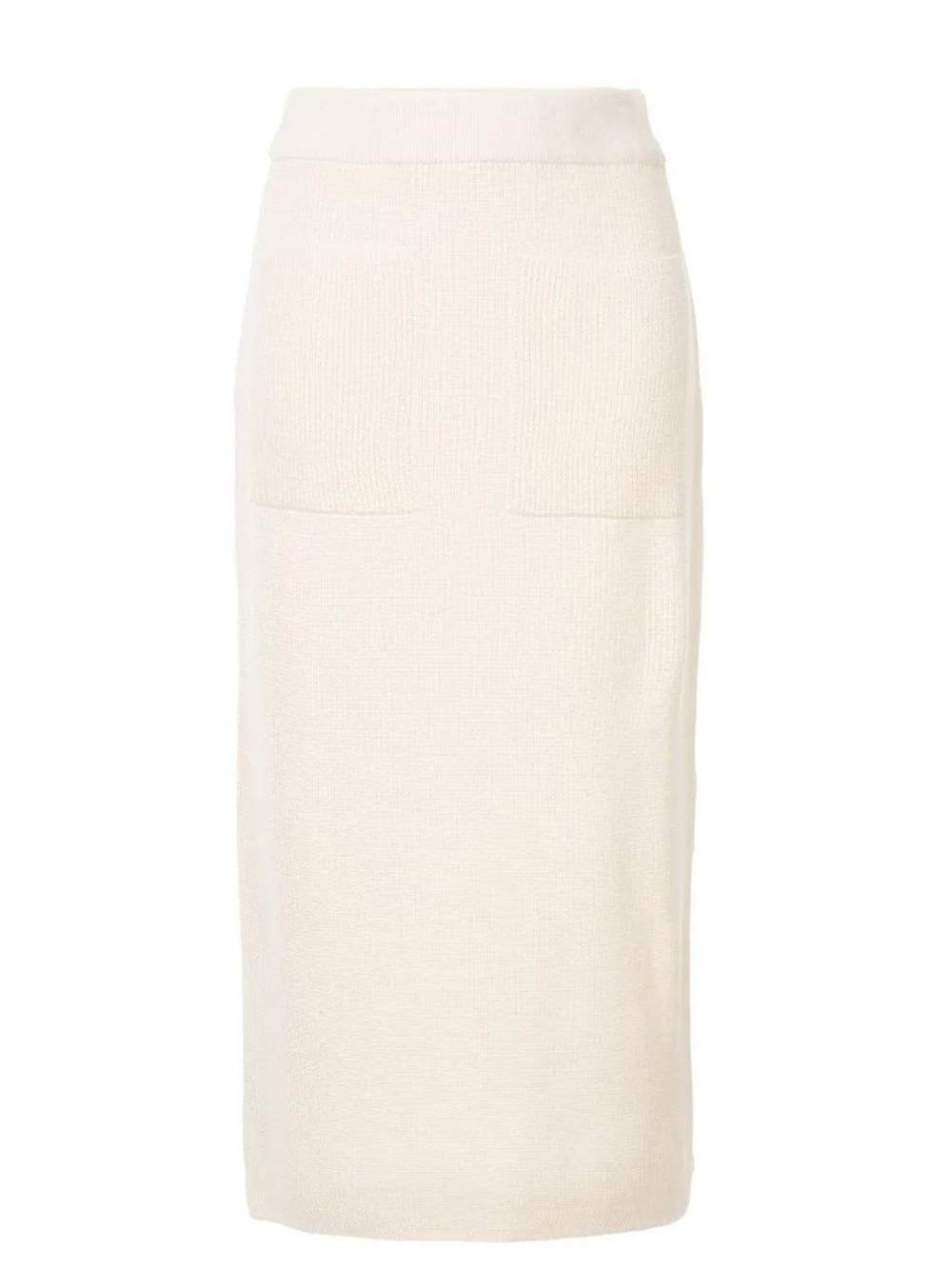 Who What Wear Sweater Midi Skirt Women Small Cream Pocket Minimalist Cozy Casual